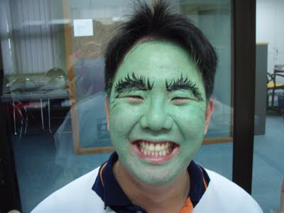 Hulk Face Paint