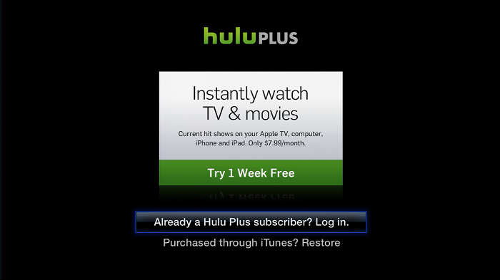 Hulu Login Problems