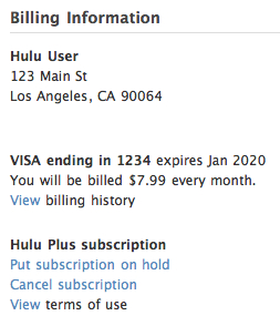 Hulu Logout