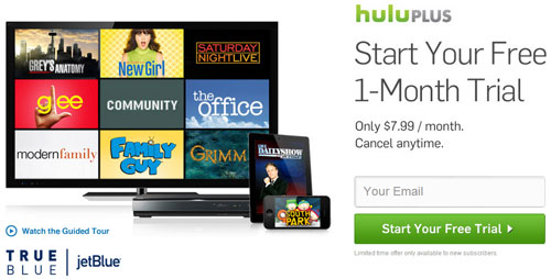 Hulu Plus Free Trial Month