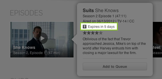Hulu Plus Shows Expire