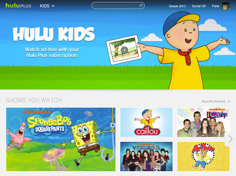 Hulu Plus Shows For Kids