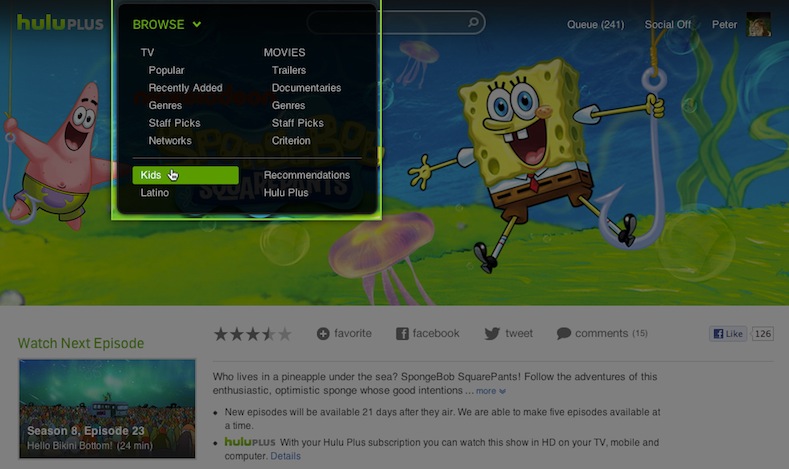 Hulu Plus Shows For Kids
