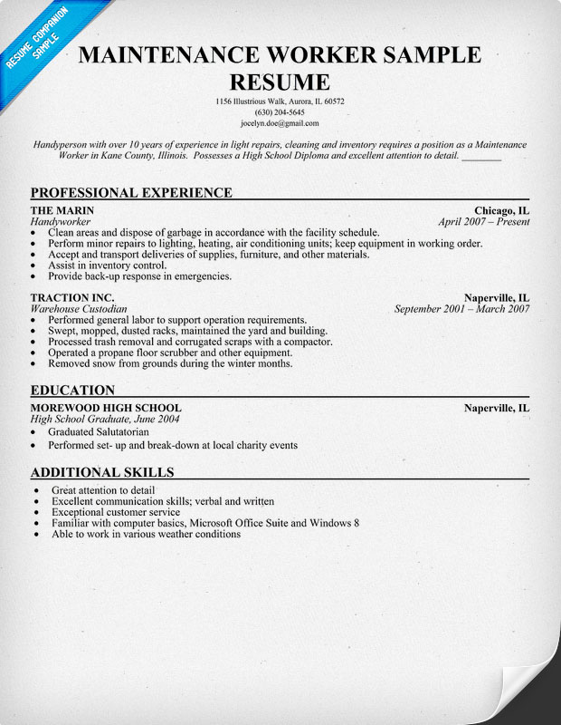 Hvac Resume Samples