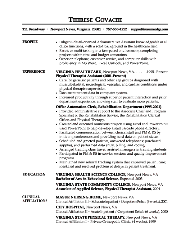 Hvac Resume Samples Templates