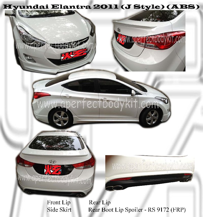 Hyundai Elantra 2012 Malaysia Bodykit