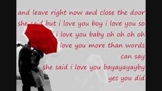 I Love You Baby Lyrics