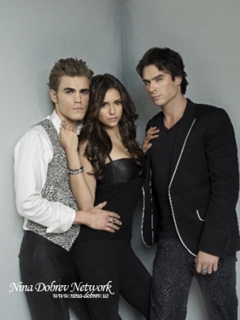 Ian Somerhalder And Nina Dobrev Photoshoot