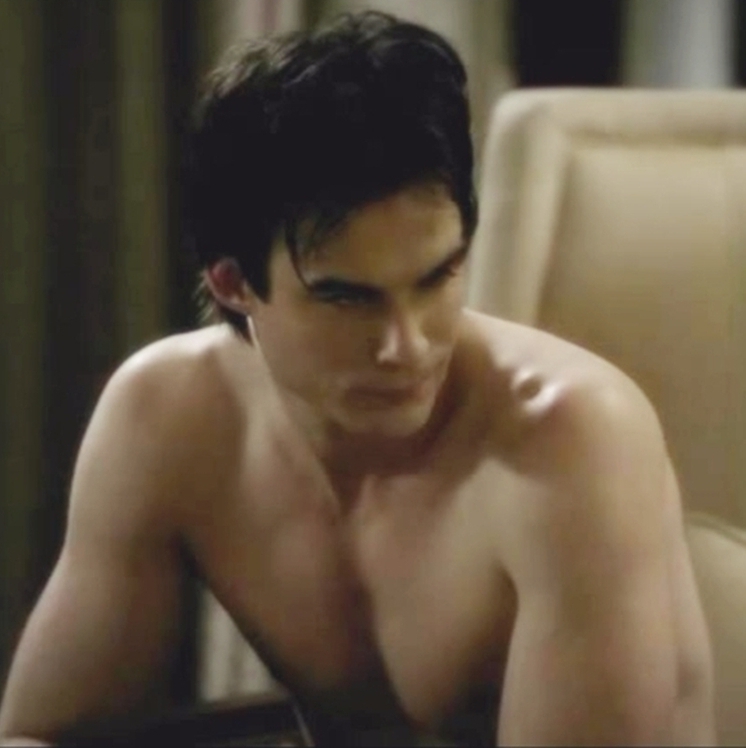 Ian Somerhalder Damon Salvatore Shirtless