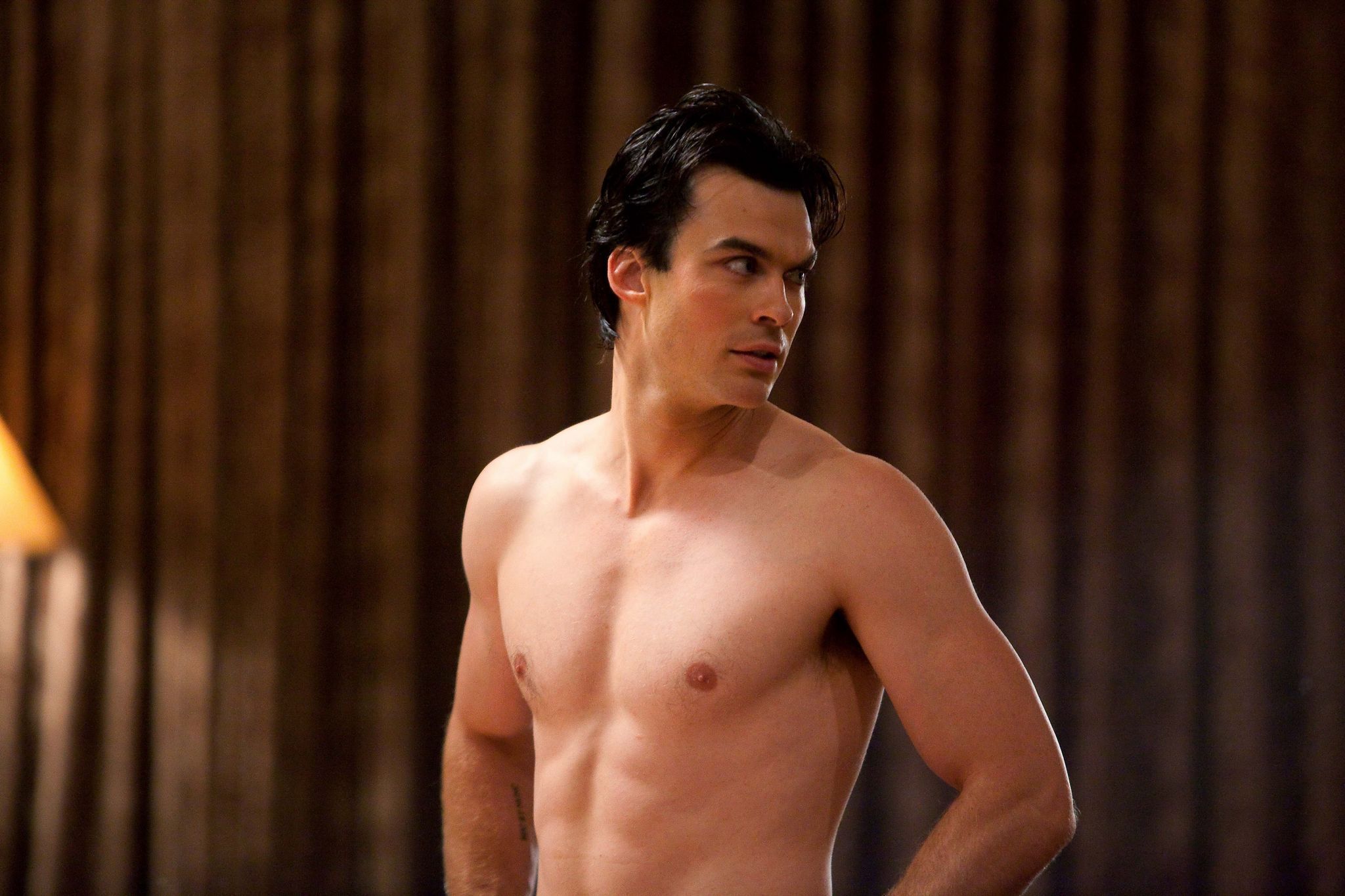 Ian Somerhalder Damon Shirtless