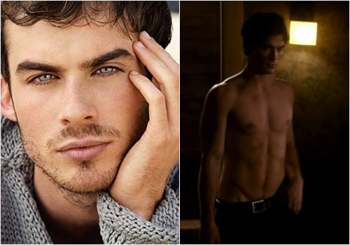 Ian Somerhalder Damon Shirtless