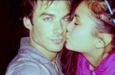 Ian Somerhalder Girlfriend Kissing