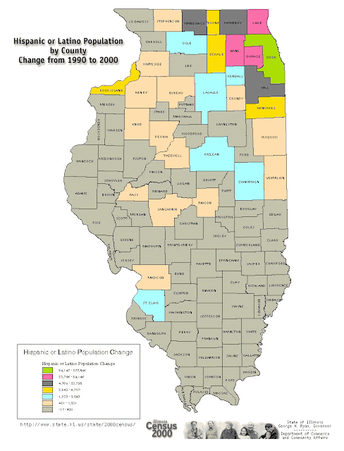 Illinois Counties Map