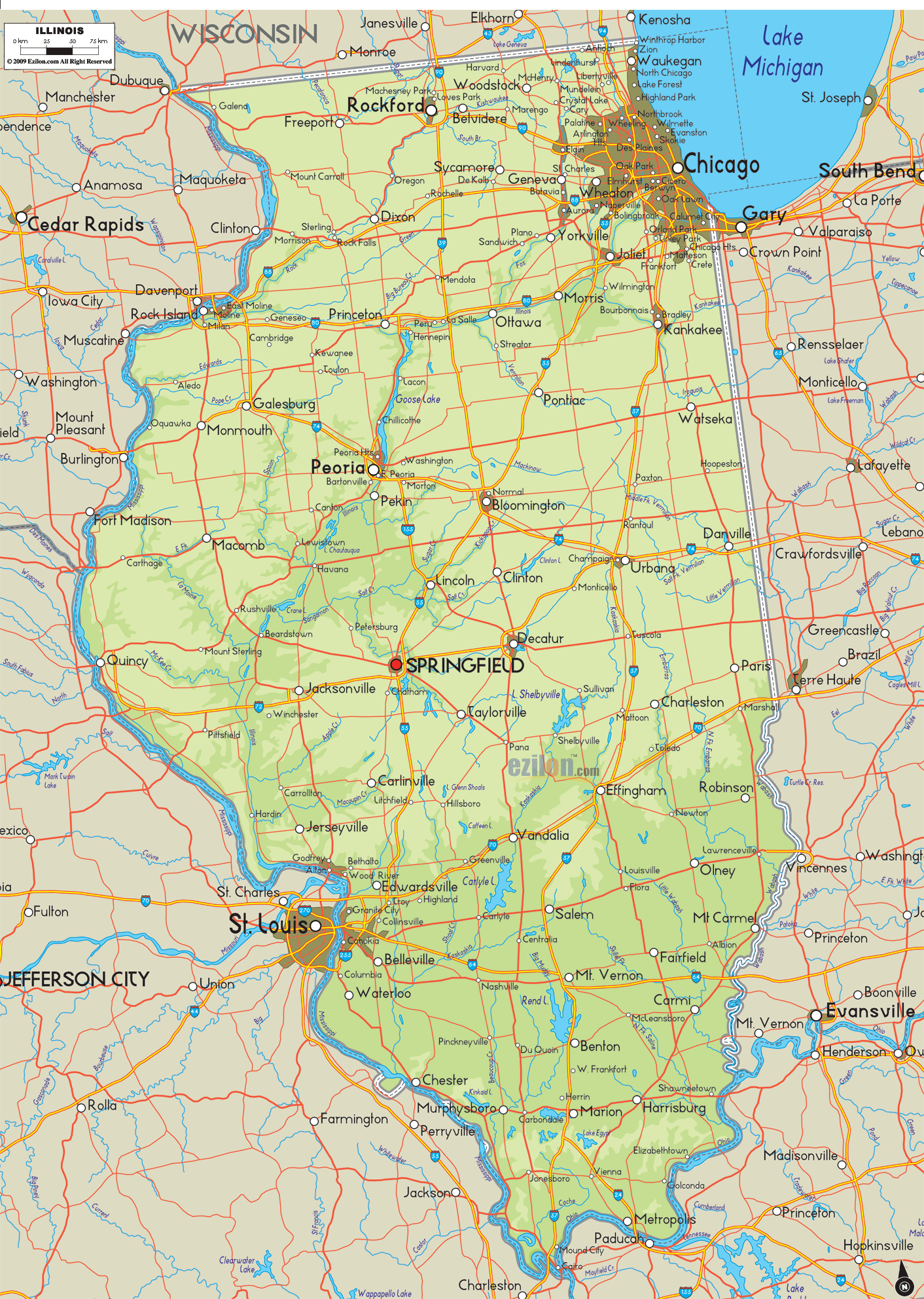 Illinois Map