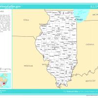 Illinois Map Of Cities And Towns