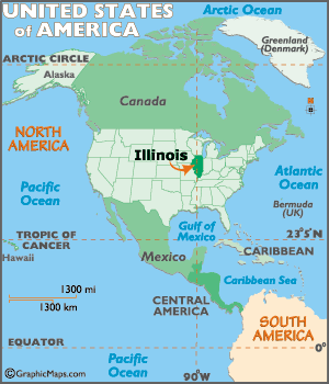 Illinois Map Usa