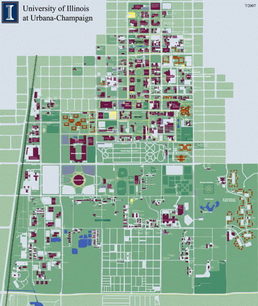 Illinois State University Campus Map