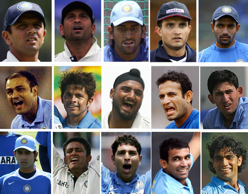Indian Cricket Team Players