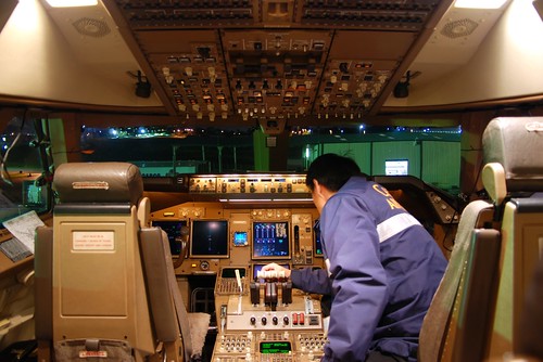 Inside A Jumbo Jet Cockpit