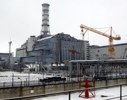 Inside Chernobyl Sarcophagus