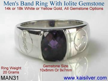 Iolite Gemstone Rings