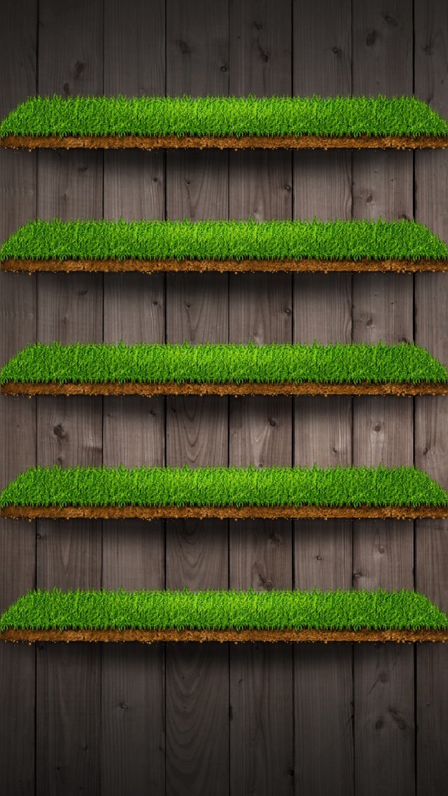 Iphone 5 Wallpaper Shelves