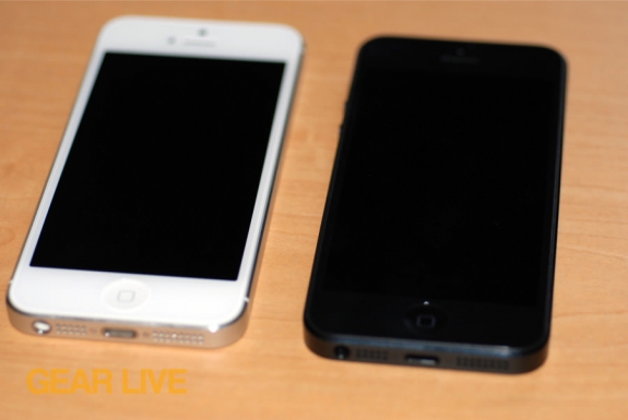 Iphone 5 White Vs Black Front