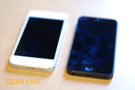 Iphone 5 White Vs Black Front