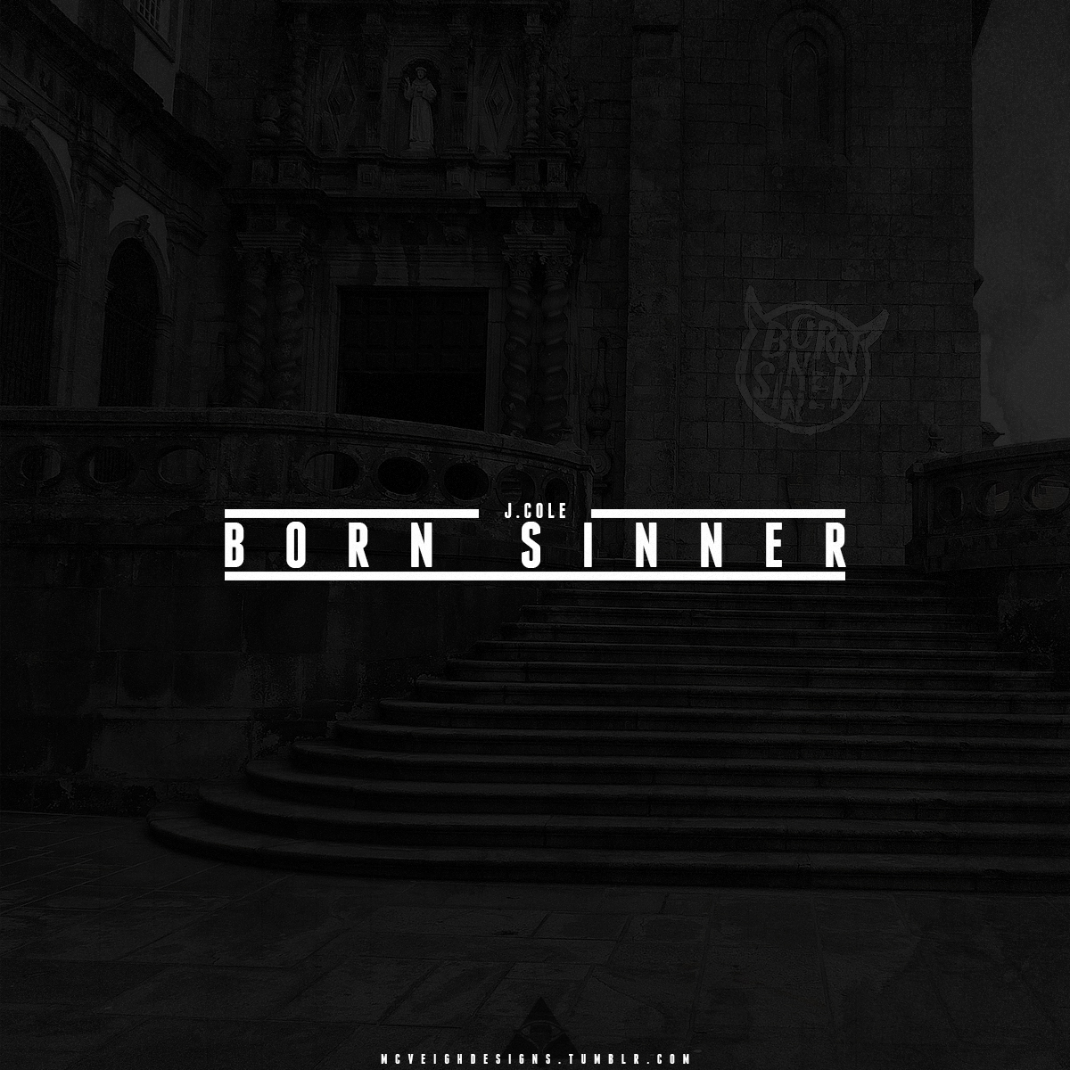 J Cole Born Sinner Cover