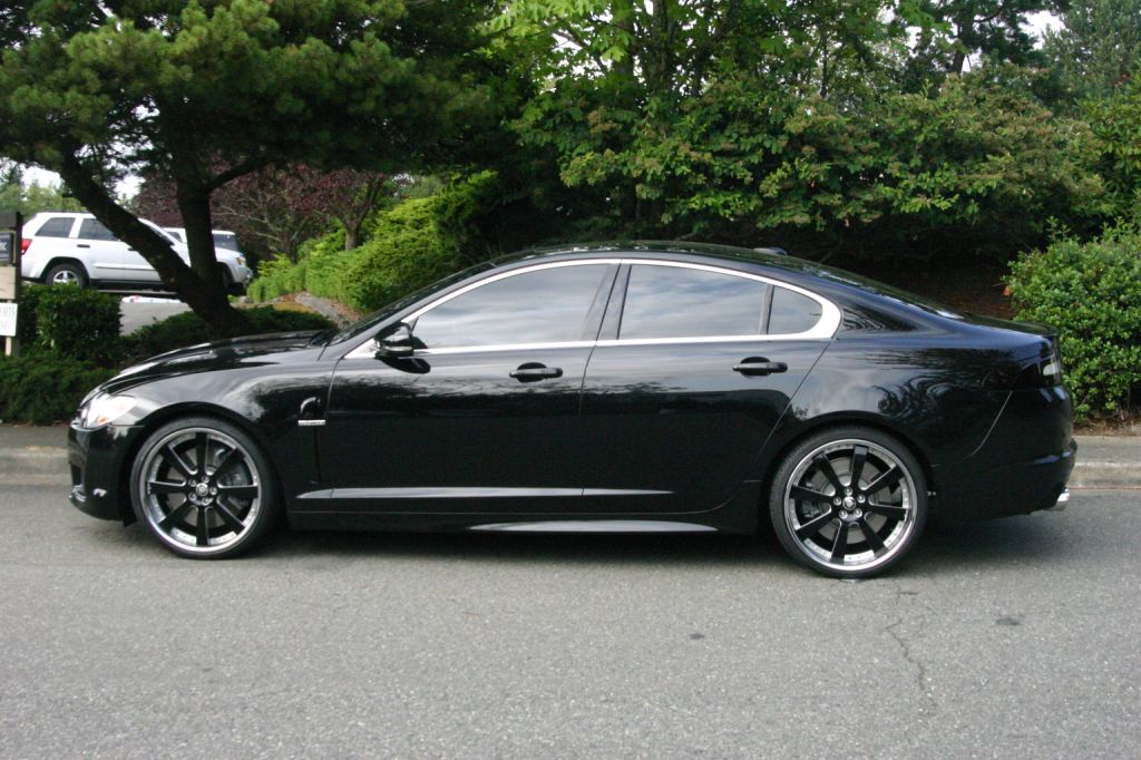 Jaguar Xf Black Wheels