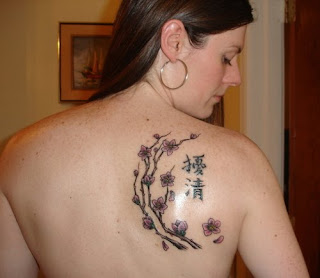 Japanese Cherry Blossom Tattoos For Women