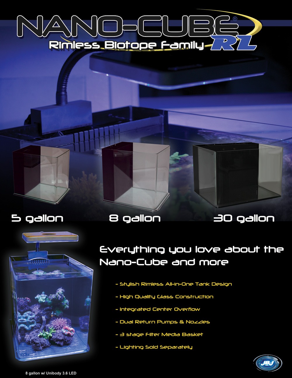 Jbj Nano Cube Rl Rimless