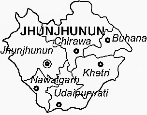 Jhujhunu Map