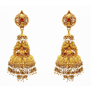 Jhumka Earrings Gold Designs