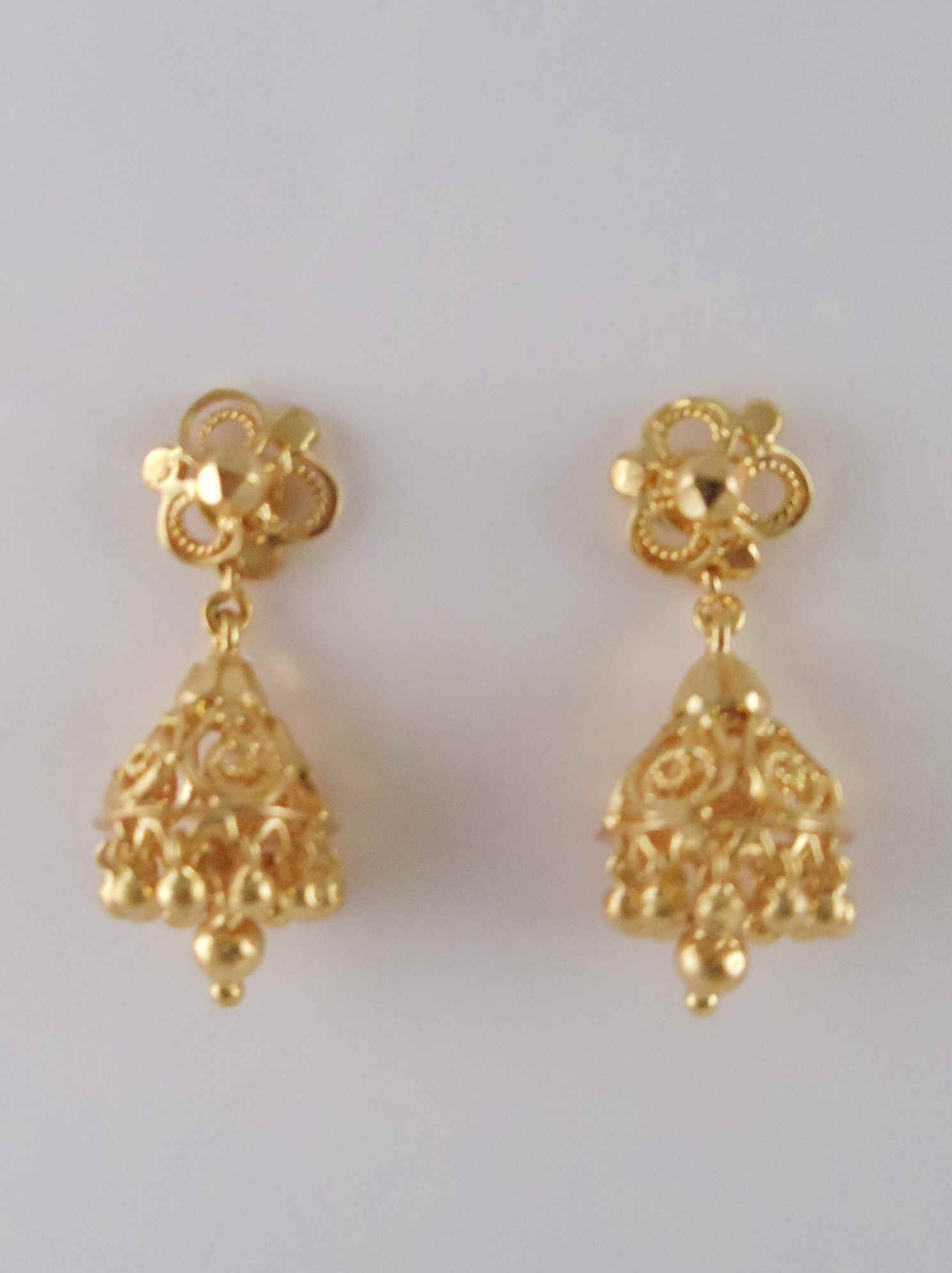 Jhumka Earrings Gold Designs