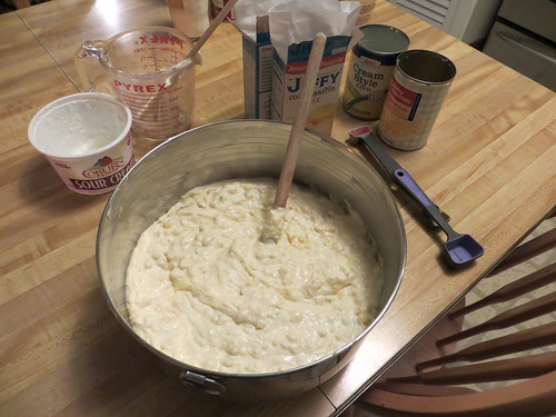 Jiffy Cornbread With Corn And Sour Cream