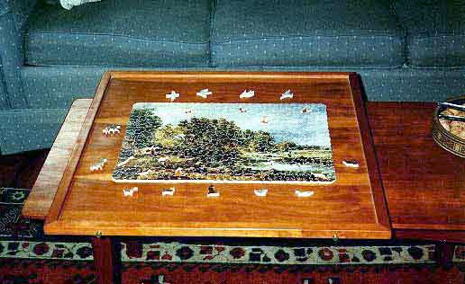 Jigsaw Puzzle Table With Drawers
