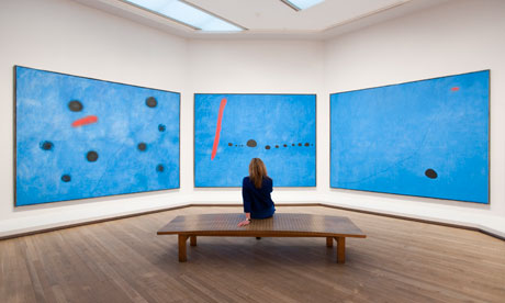 Joan Miro Blue Painting