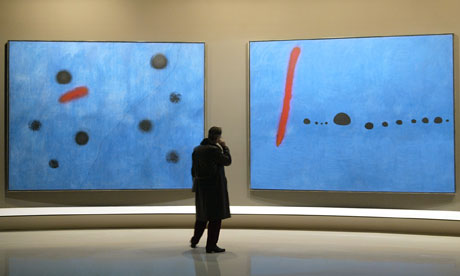 Joan Miro Blue Painting