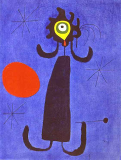 Joan Miro Blue Painting