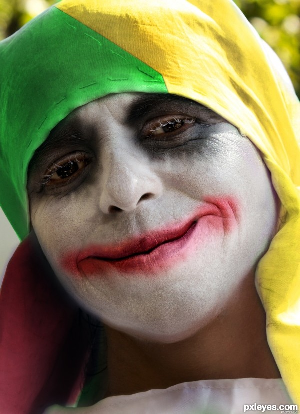 Joker Face Paint Photoshop