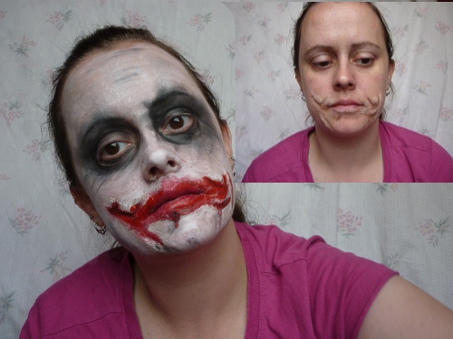 Joker Face Paint Tutorial