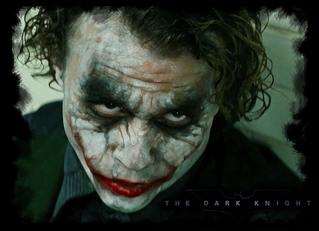 Joker Heath Ledger Face
