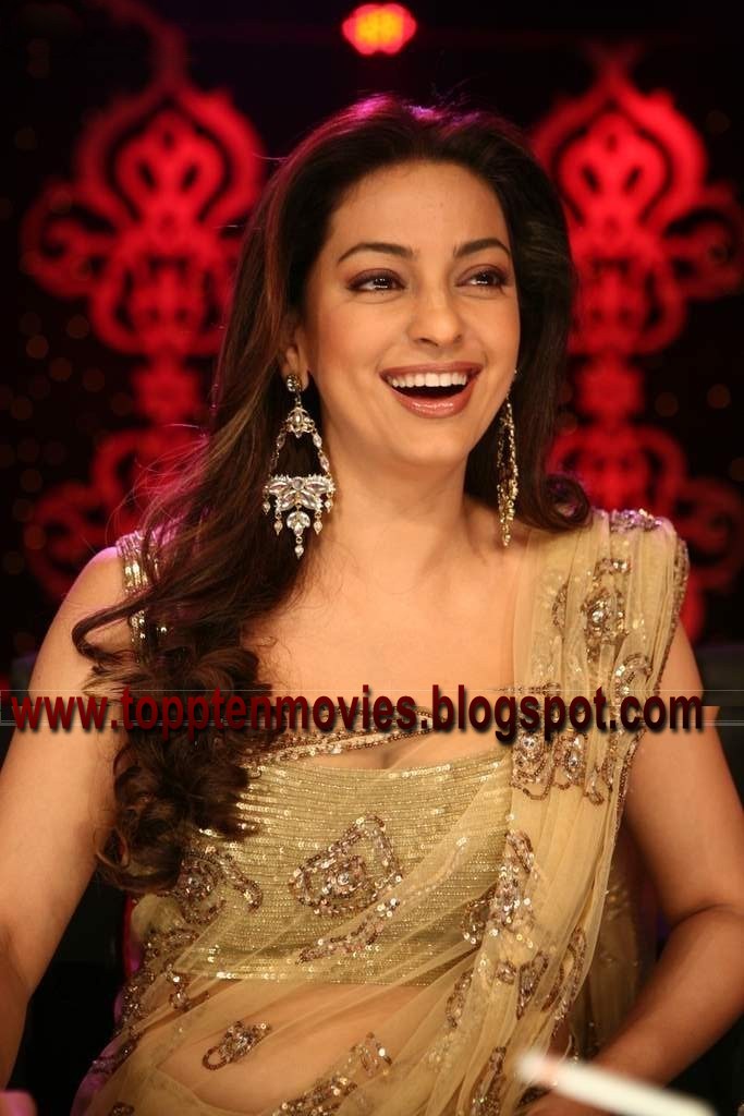 Juhi Chawla Hot Saree