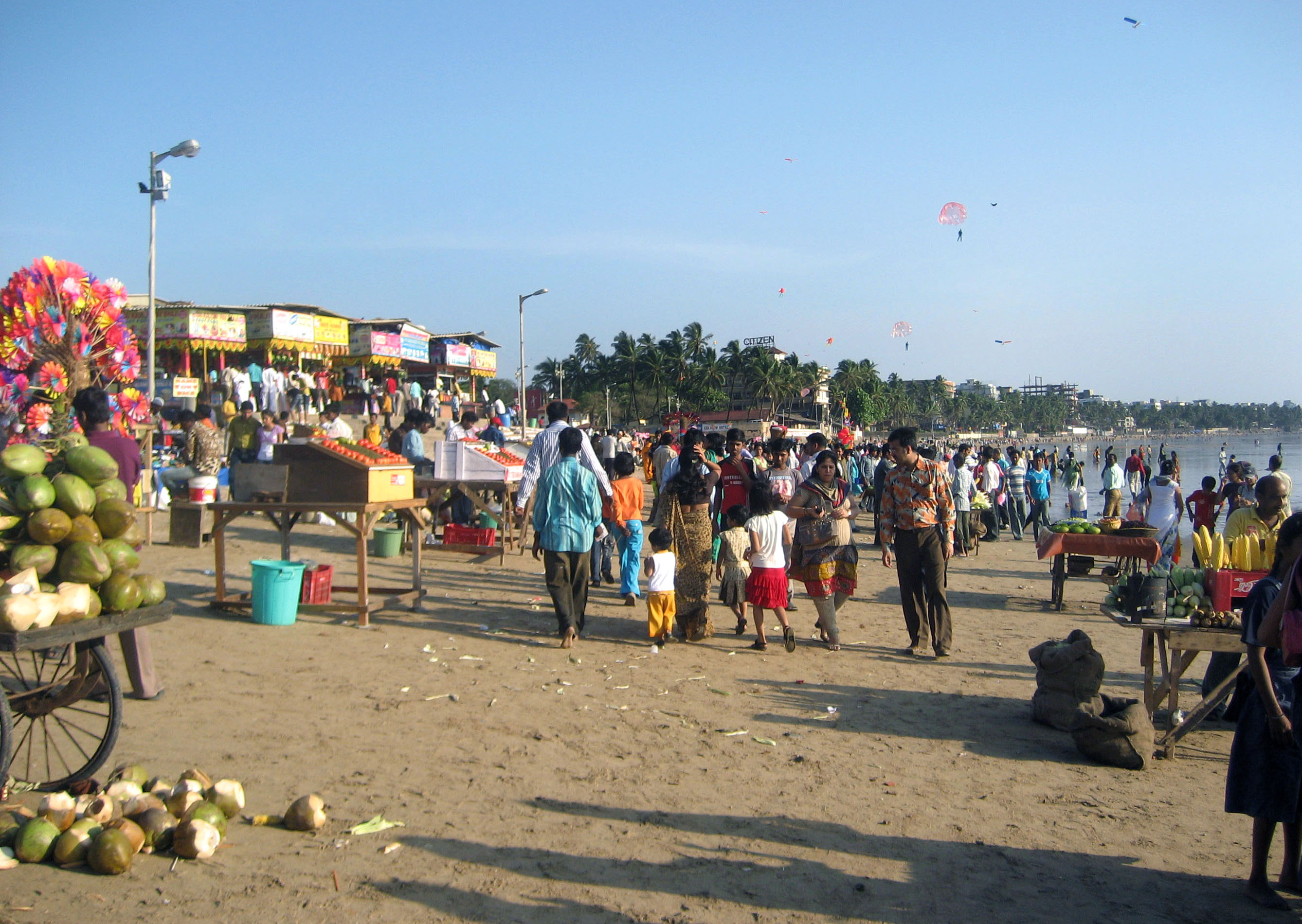 Juhu Chowpatty Beach Mumbai