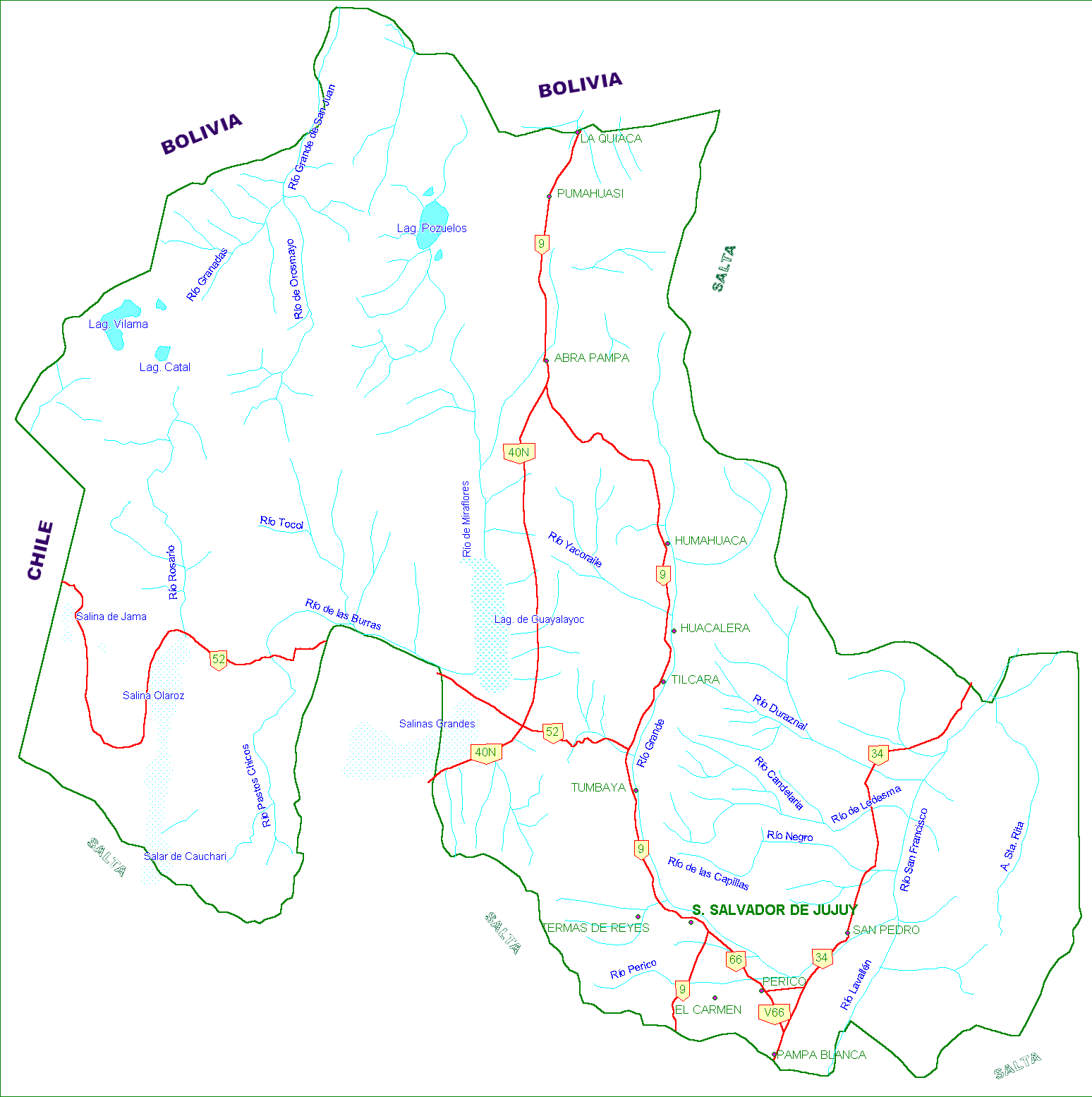 Jujuy Mapa