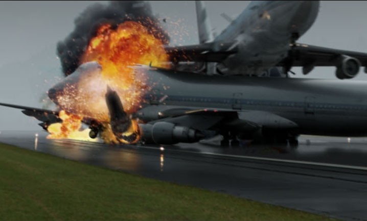 Jumbo Jet 747 Crash