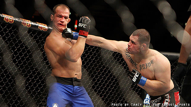 Junior Dos Santos Face After Cain Fight