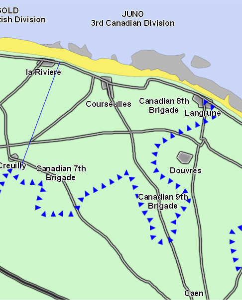 Juno Beach Map