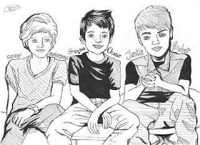 Justin Bieber Cartoon Drawing